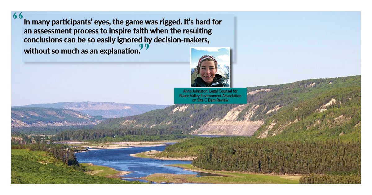 WCELaw's tweet image. Staff Lawyer Anna Johnston says in BC's current #environmentalassessment regime, the game is rigged. You can help the BC gov #GetEARight – see our latest blog + submit your comments today: wcel.org/blog/have-your… #bcpoli