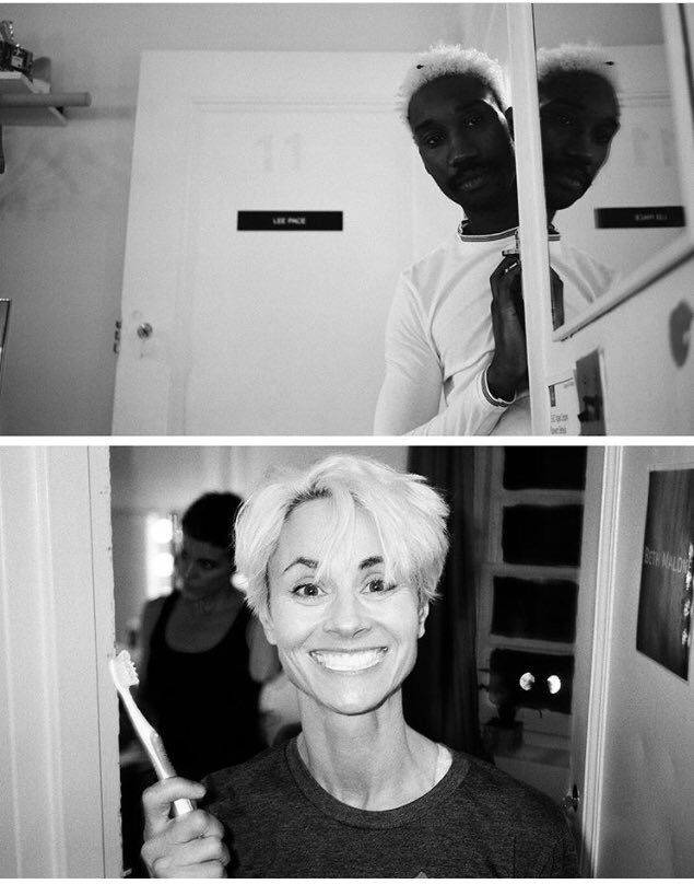 thelpfn's tweet image. Happy #NationalCameraDay! 

“Pace—who recently obtained a new Leica camera—documented life behind the scenes of the production, snapping a bunch of candid shots of his colleagues.”
vanityfair.com/style/2018/03/…
#leepace #andrewgarfield #nathanstewartjarrett #marianneelliott #bethmalone