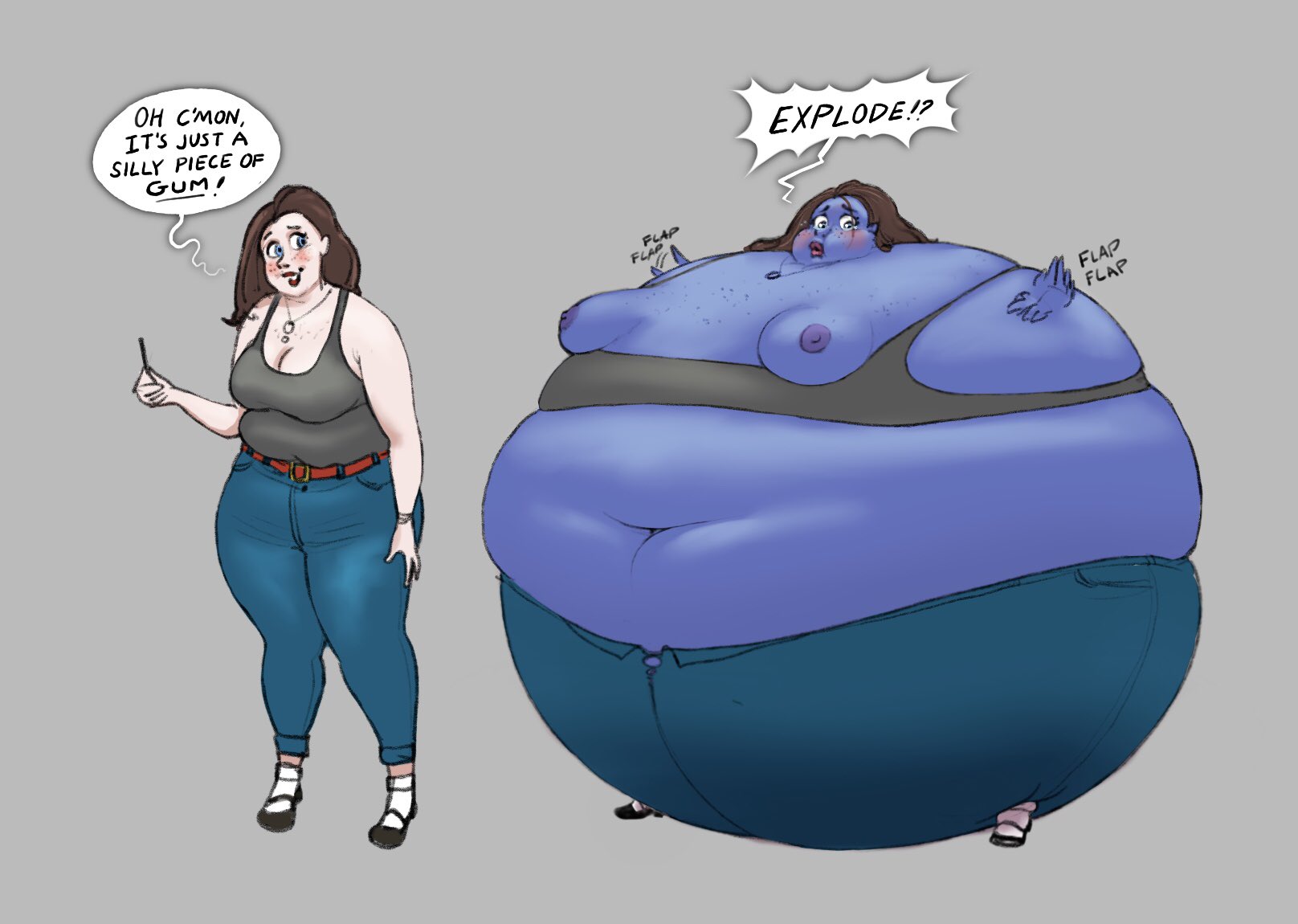 Fat Belly Inflation Real Life - beltpop 🫐 on Twitter: t.cofzMUvFz...
