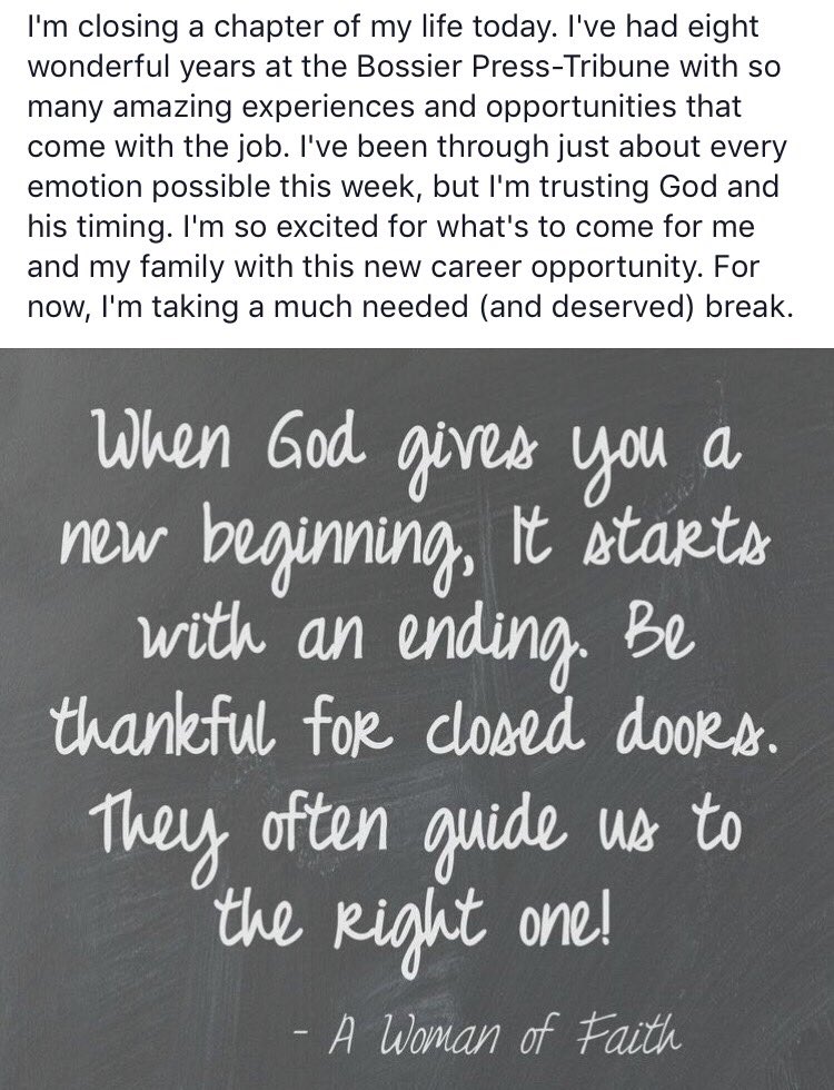 Life update.