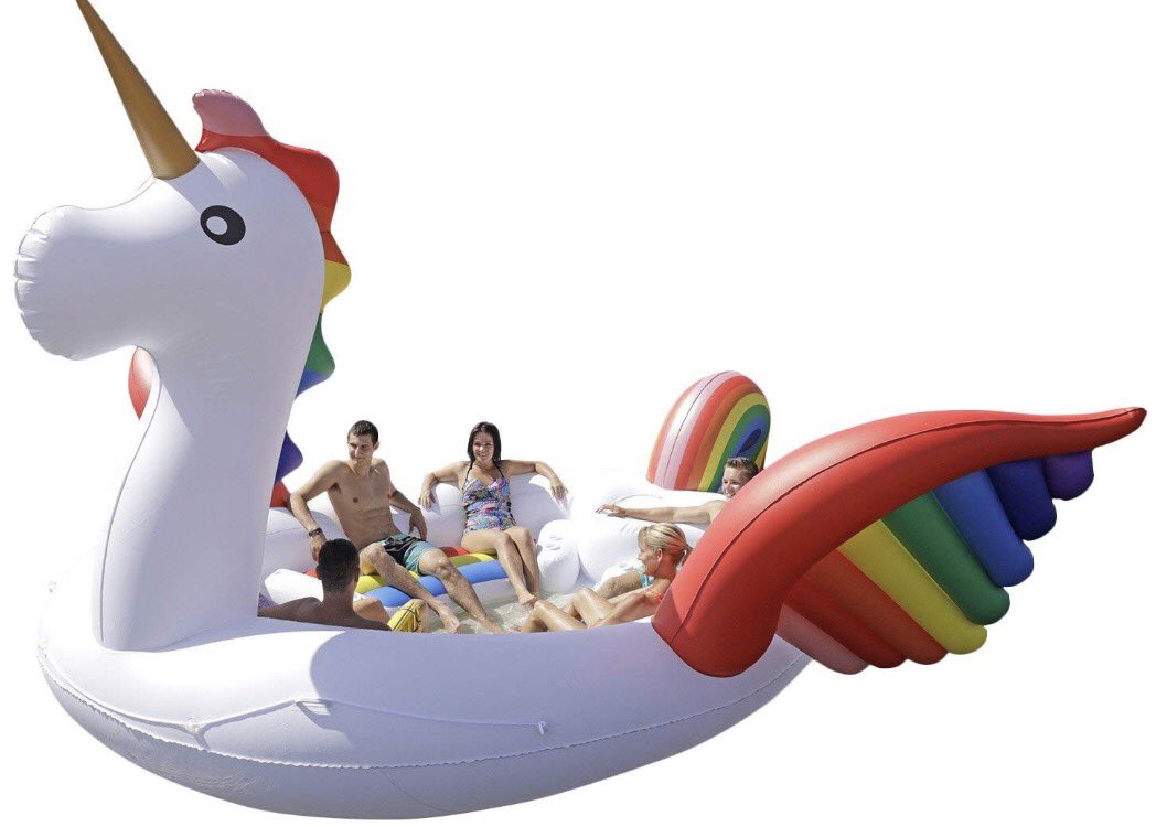LesleyDarkFiber's tweet photo. Life is now complete 🌈 🦄 #rainbow #unicorn #summer #floatfloatfloat https://t.co/A2CQVWMWqx