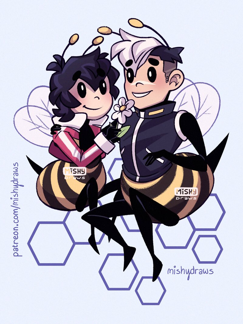 mishydraws's tweet photo. Love is in the air 🌸🐝🐝🌸

https://t.co/6efbkj6vhD

#beeith #voltron #takashishirogane #keithkogane #illustration https://t.co/j7Pcjx5vgw