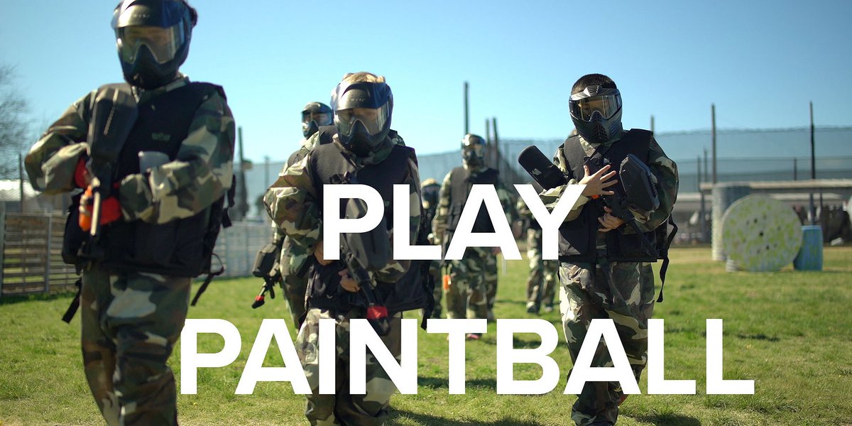 PlayPaintballtv's tweet photo. Give your kids something to shout about this weekend.
In a good way.
#playpaintball #play #friendship #fun #games #playcreative #playoutdoors #playforfun #paintball #whatareyoudoingthisweekend https://t.co/QPnbELK7GF