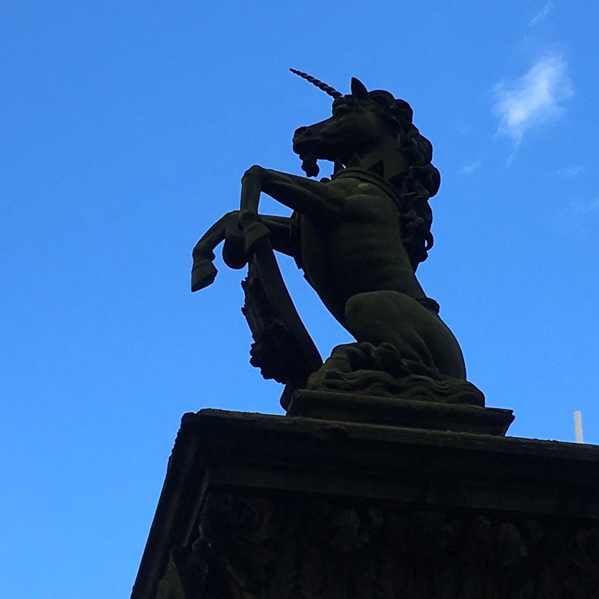 glorydaysuk's tweet photo. Did you know that the national animal of Scotland is the unicorn? They can be found all over Edinburgh so if you're visiting for the Tattoo then keep your eyes peeled for these magical creatures 🦄 This one can be found on Melville Drive in The Meadows! #unicornhunt https://t.co/Wm1wKtxYya