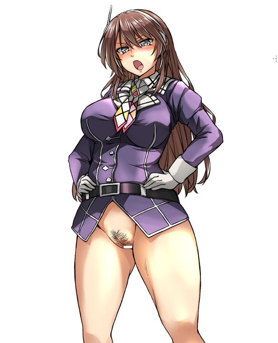 陰毛を見せつけてくる足柄さん 