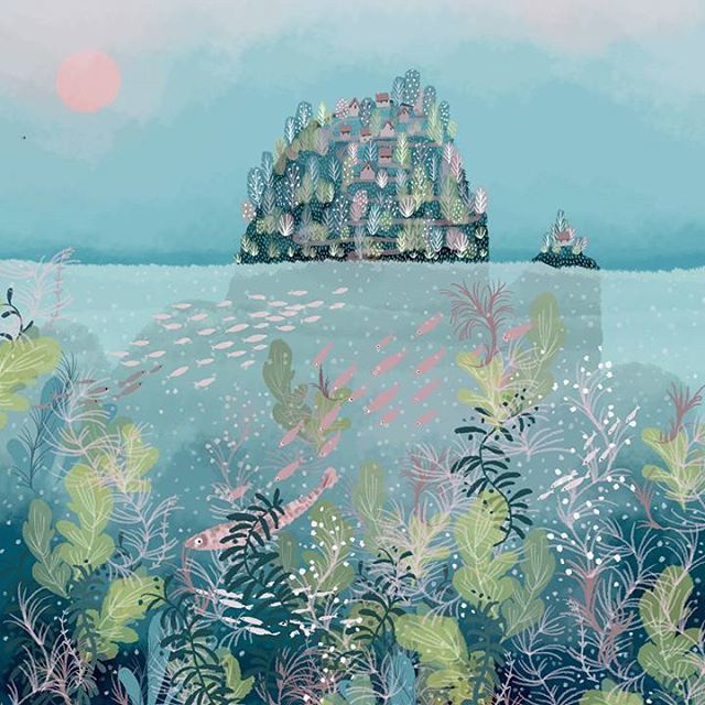 #colour_collective #tealblue ...the little island's mine 😊🏝 Have a sunny weekend! 😘 ift.tt/2MBNGmu