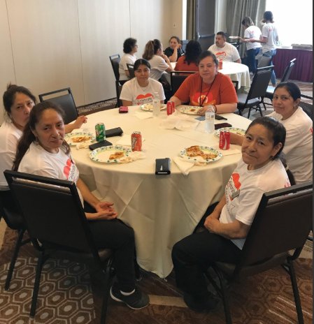 HolidayRosemont's tweet photo. Pizza party for the win 🍕#IHGCelebrateService #LifeatIHG #TrueHospitality https://t.co/czFrBWF7gO