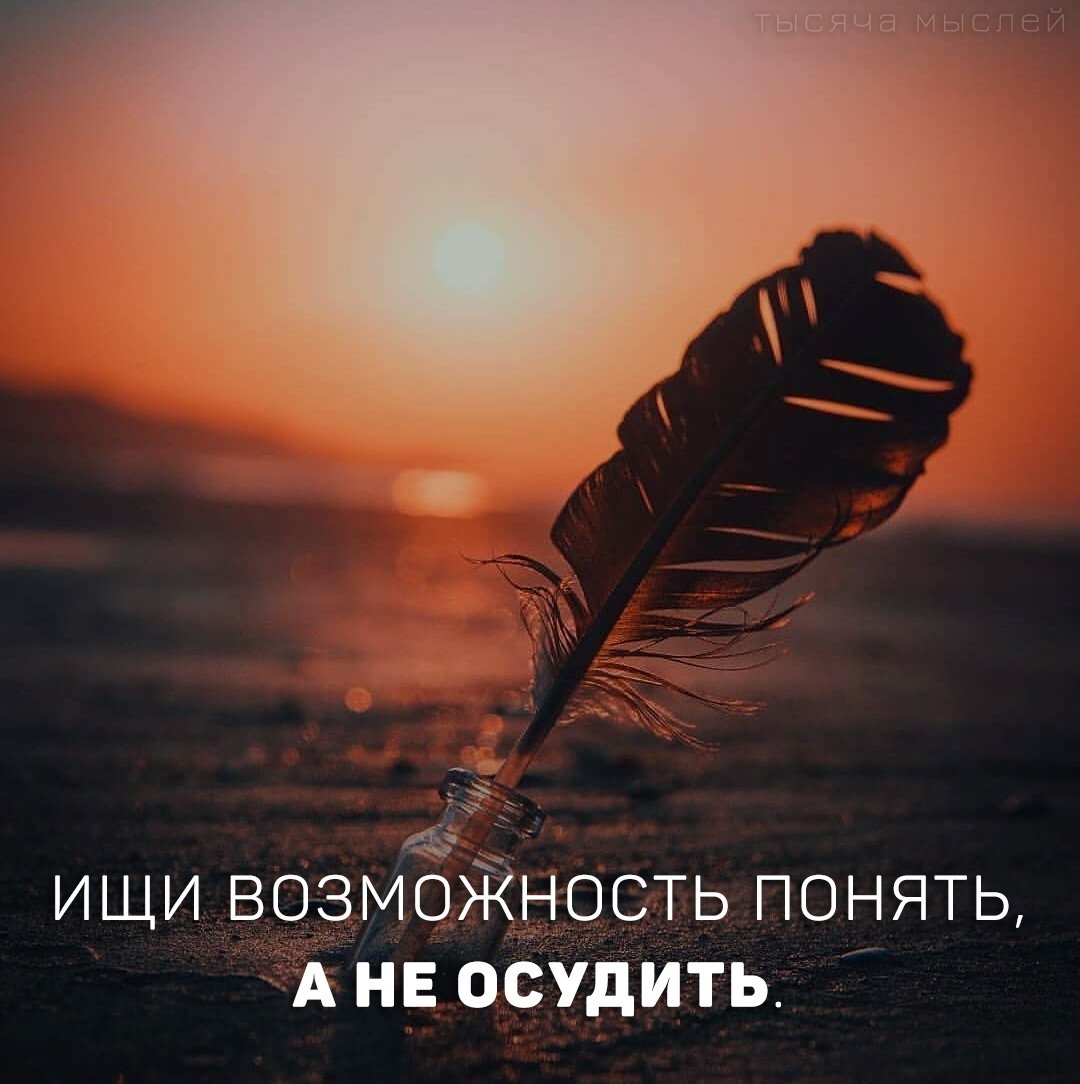 Перо в море