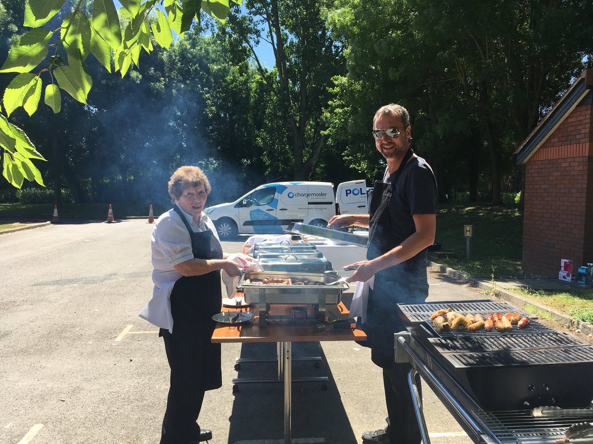 LauraRamsay88's tweet photo. Staff BBQ for #IHGCelebrateService @nevillewilliam https://t.co/zisWZR5fCj