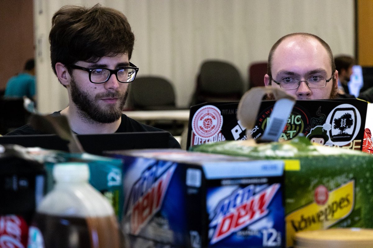 kevinbruckner_'s tweet photo. 24-hour #hackathon comes to a close today as teams of IBMers worked through the night to build an app using the @unity3d game engine and @IBMWatson APIs. Prizes included an @OculusRift! #HackPOK https://t.co/aBbVR1mXoP