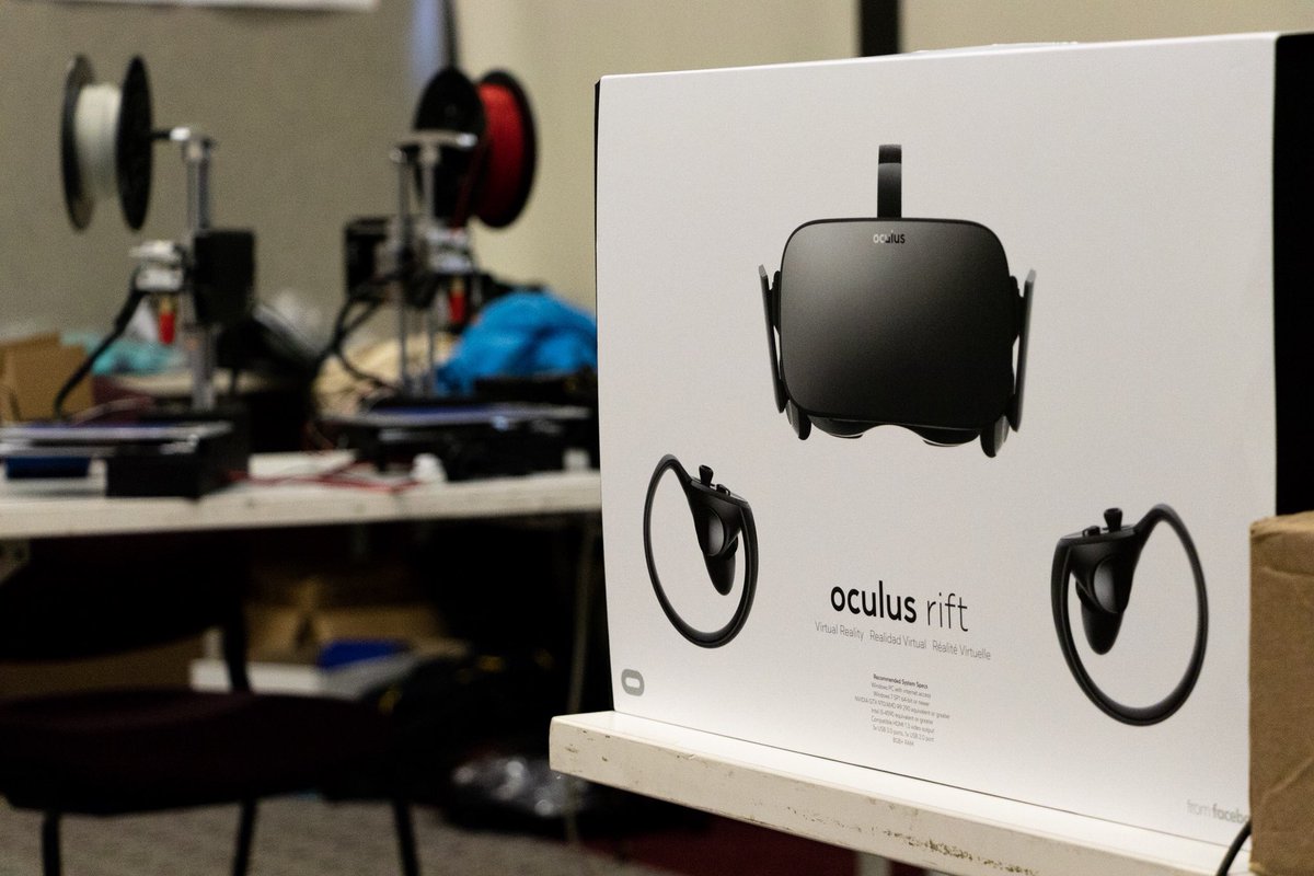 kevinbruckner_'s tweet photo. 24-hour #hackathon comes to a close today as teams of IBMers worked through the night to build an app using the @unity3d game engine and @IBMWatson APIs. Prizes included an @OculusRift! #HackPOK https://t.co/aBbVR1mXoP