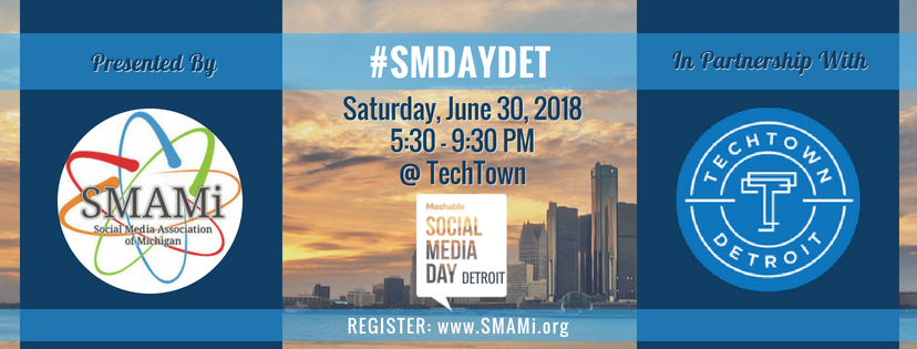 techtowndetroit's tweet photo. Join @SMAMiorg tomorrow to celebrate @mashable's 9th Annual Social Media Day!
#SMDAYDET GIVEAWAYS - 1 Month (August) of Free CoWorking Space at @Junction440! Don't miss out!
πππ - https://t.co/0hV2gMzsTT https://t.co/uAQiNMnEuZ