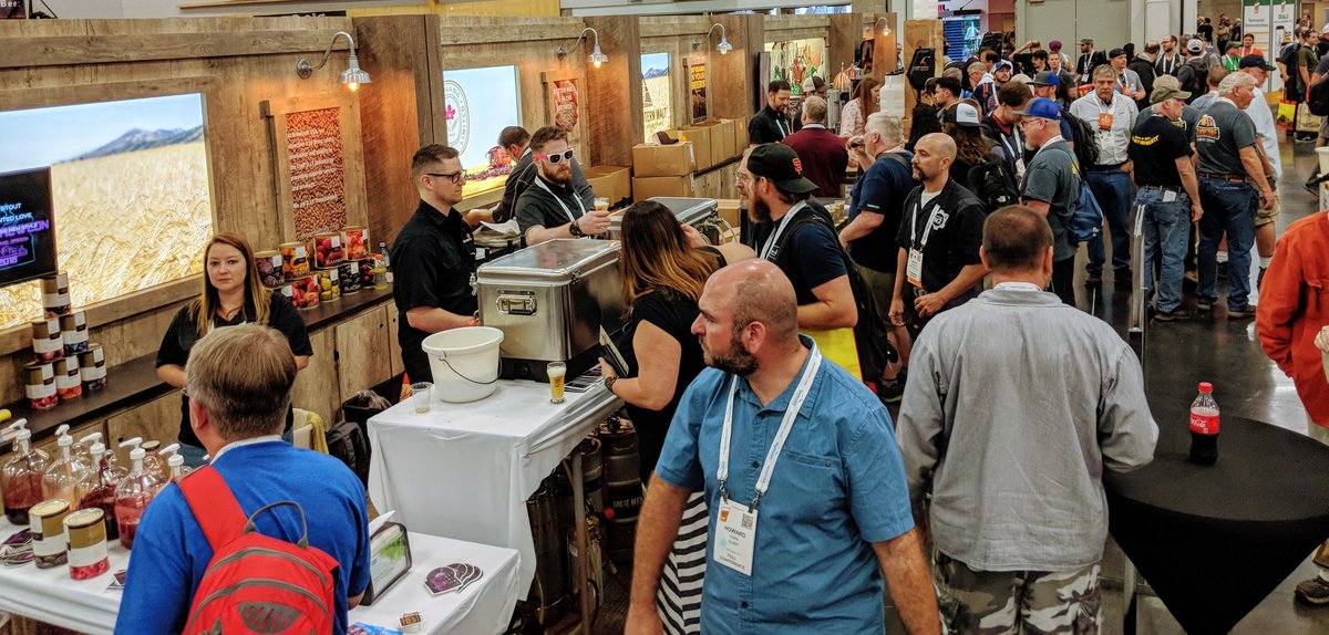 We're keeping busy over here at booth 702 slinging brews back and forth! Be sure to swing by to try some of these awesome collaboration brews! #HomebrewCon