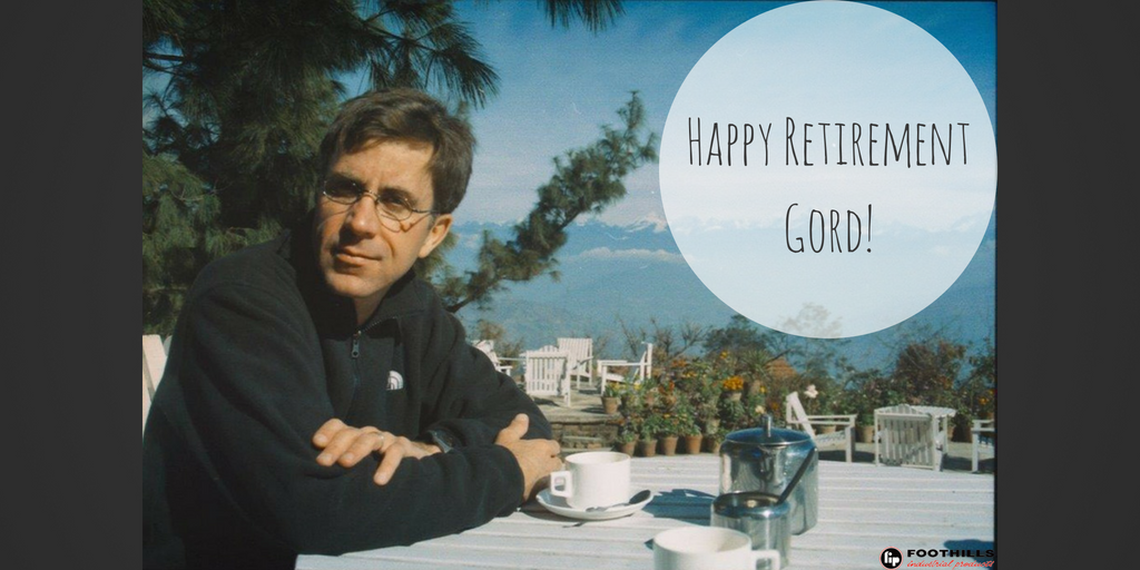 FoothillsCanada's tweet photo. As you move ahead into retirement, remember that you left behind a legacy of achievement, work ethic and goofiness! #HappyRetirement #Team https://t.co/KGCABT50DE