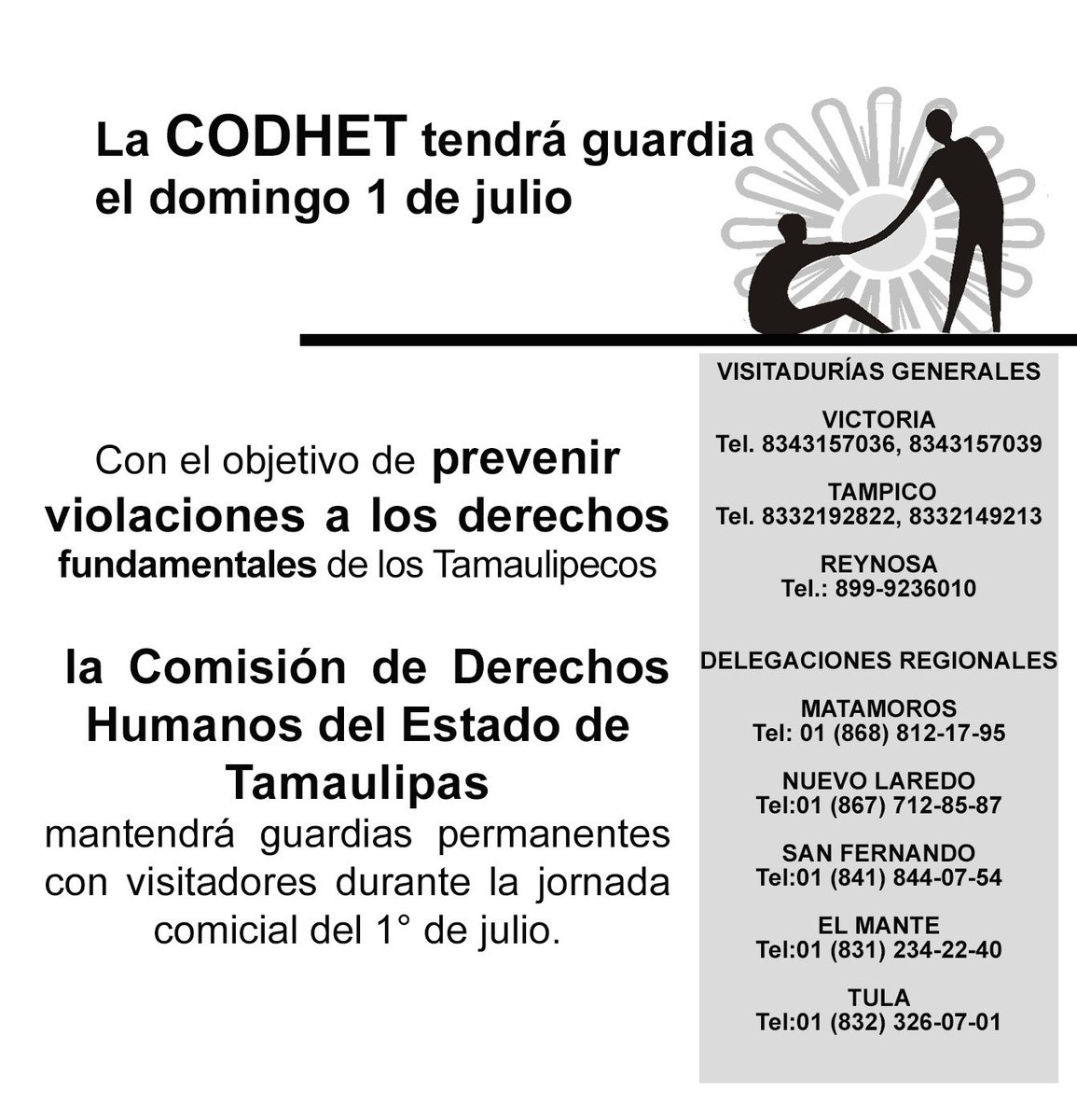 Comisión de Derechos Humanos de Tamaulipas tweet media