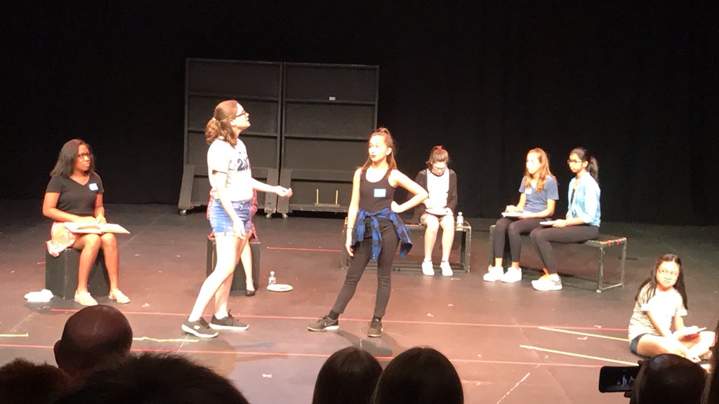 Loved watching Grace play out the role of the antagonist in her Acting For Young People play today!  That girl’s got spunk!