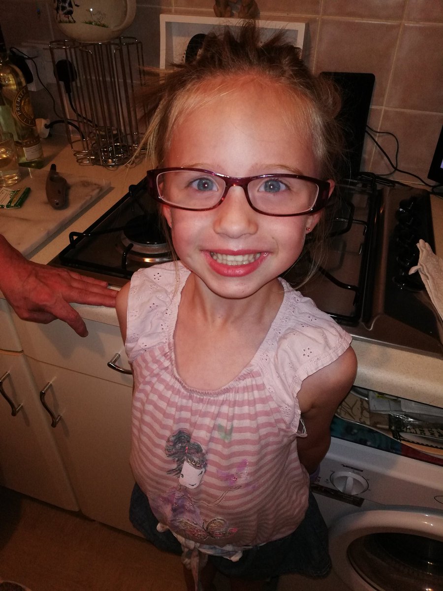 My mini me my world.... Nannies glasses blue eyes just love her (when she's not giving me crap lol ) xx