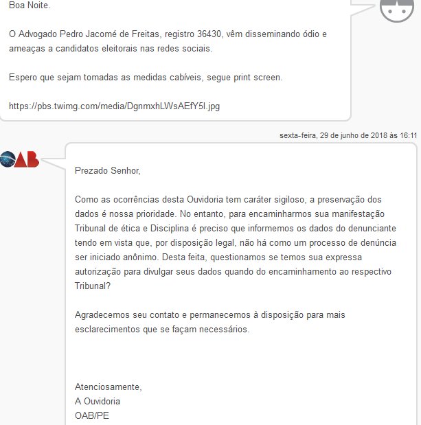 Lola Aronovich در توییتر N Recebi O Email N Sei Se E Para Dissuadir Ou Se E Procedimento Padrao