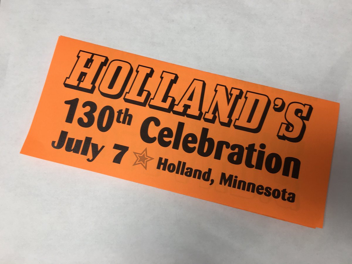 pipestonestar's tweet image. Holland turns 130 this year
A celebration July 7 will mark the occasion
ow.ly/rPKm30kI12e #PipestoneCounty #HollandMN