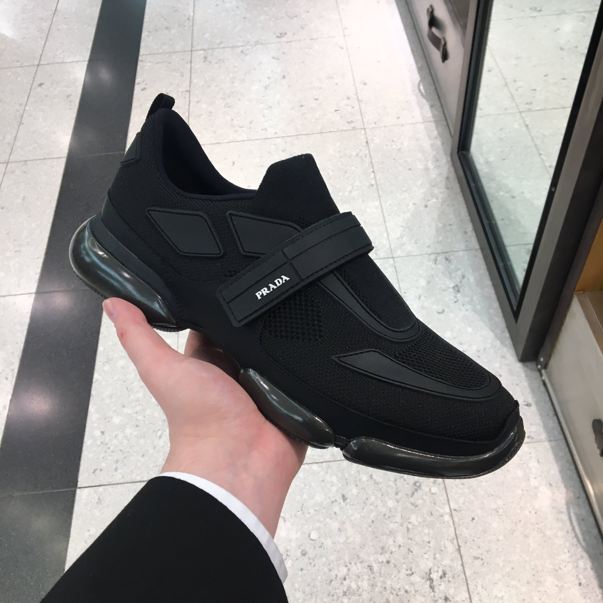 Prada discount cloudburst black