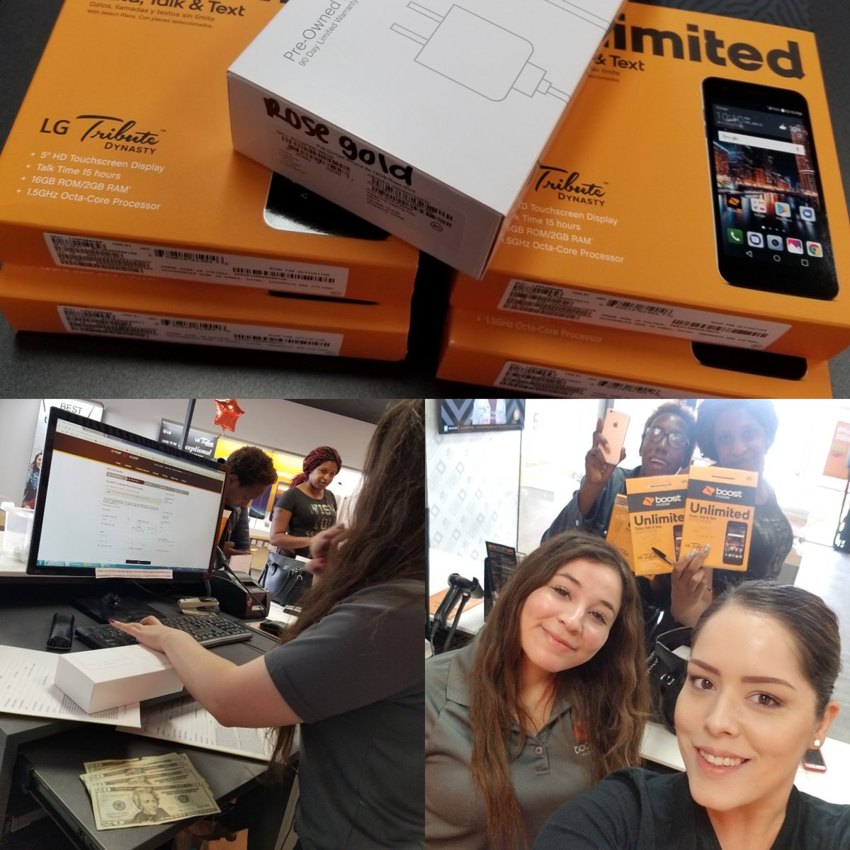 yolleen_g's tweet photo. Susan &amp; Aida couldn't help themselves! #freeAddALine 💲49.99 iPhone. Just put it in a bag!  This deal is such a steal https://t.co/e3VN6sFH42