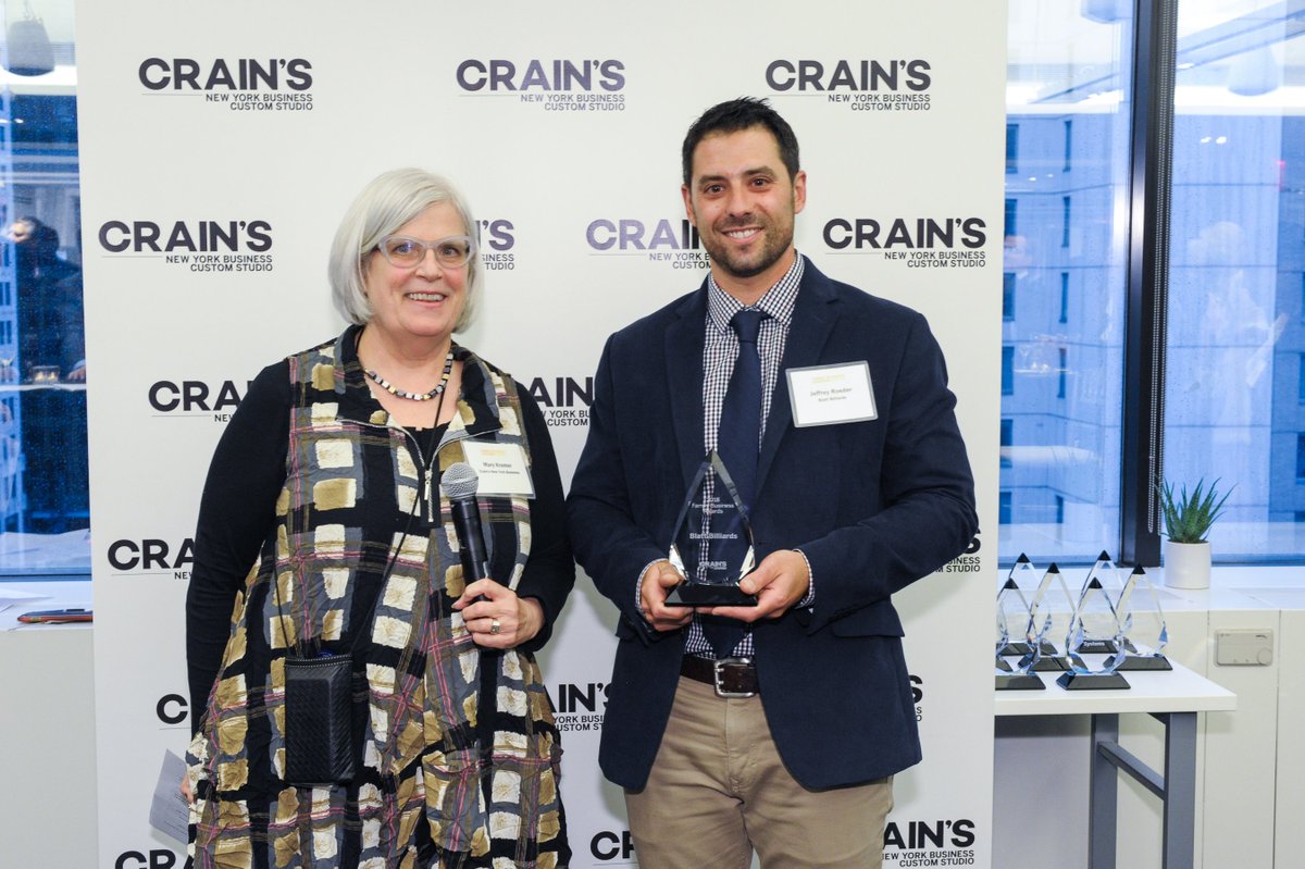 CrainsNewYork's tweet photo. Congratulations to @BlattBilliards, one of the 15 companies honored at the inaugural Family Business Awards last night hosted by Crain's Custom and platinum sponsor @AlticeB2B_USA! Lean more about the honorees here: https://t.co/bCDGKfIdgI https://t.co/0yTXGPP9hY