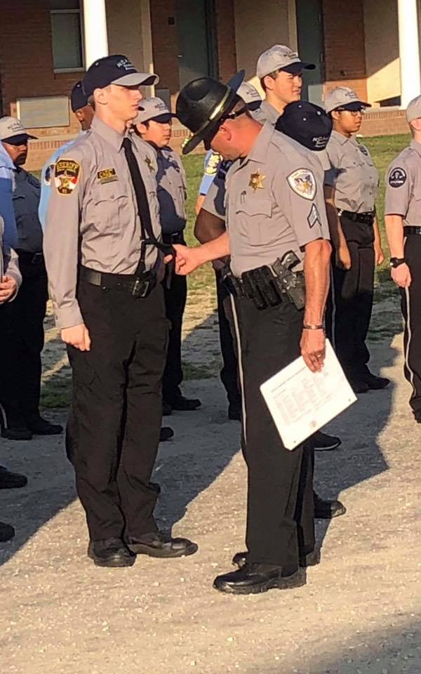 YCSO_SC's tweet photo. YCSO Explorer Post 1786 Cadet Graduates from NCALEEA, Award Given in Honor of Det. Mike Doty. #Remember809 #YCSONews #YCSOStrong #Neverforget809 #YCSOFamily Read more at https://t.co/fW3wz4zxWm https://t.co/OYPngOJ9ex