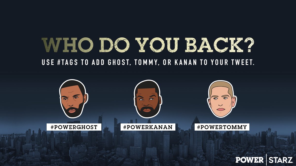 Power_STARZ's tweet image. Join the #PowerTV conversation and get in with the crew for the #PowerPremiere 
#PowerGhost
#PowerKanan
#PowerTommy
