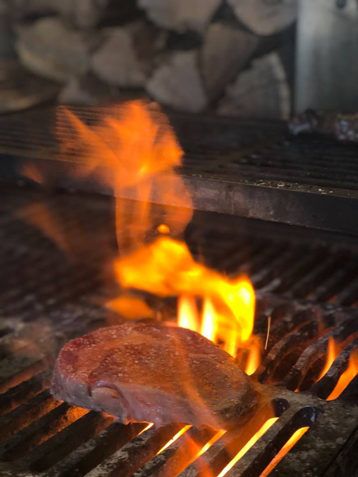 There's nothing like a good quality steak cooked over a flame 🔥 #woodfiregrillnoosa #noosa #visitnoosa