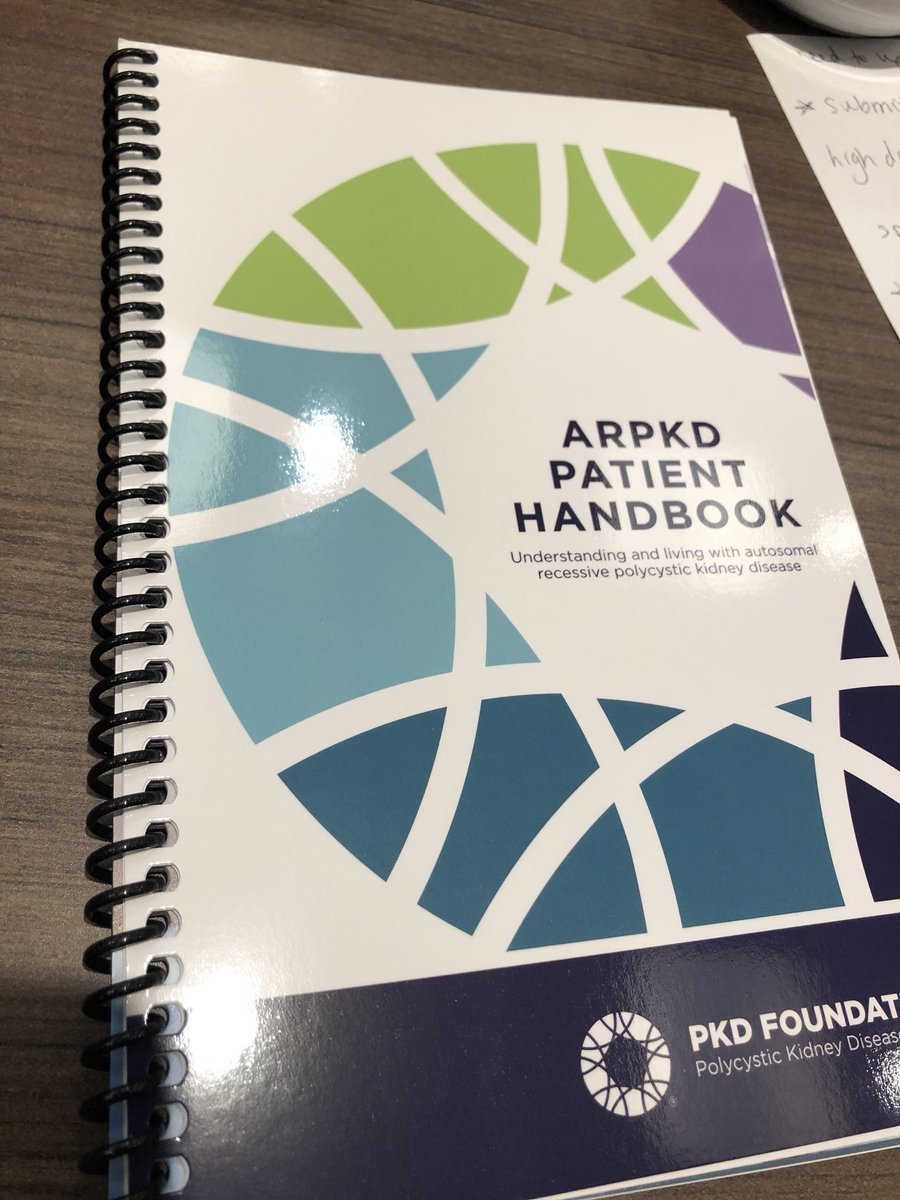 ARPKDCHF's tweet photo. #arpkdhandbook #arpkdchf #endpkd #PKDCon2018 #endarpkd #thanksPKDF #firstonelikethis https://t.co/l0qntH5KPI