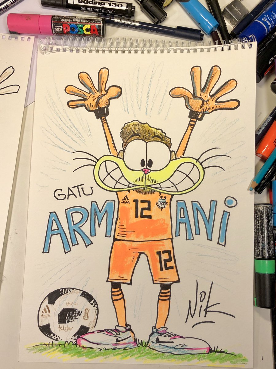 Nikgaturro's tweet photo. Sorteamos el Gatu-Messi y el Gatu-Armani entre todos los que den Like y RT!!! Para darle fuerza a Argentina!!! Vamos Arg!!! A ver quienes se los llevan.... 💙⚪️💙⚪️💙⚪️🇦🇷🇦🇷🇦🇷#ViernesIntratable  @adidasoriginals @adidas https://t.co/xFpLvqU8zD