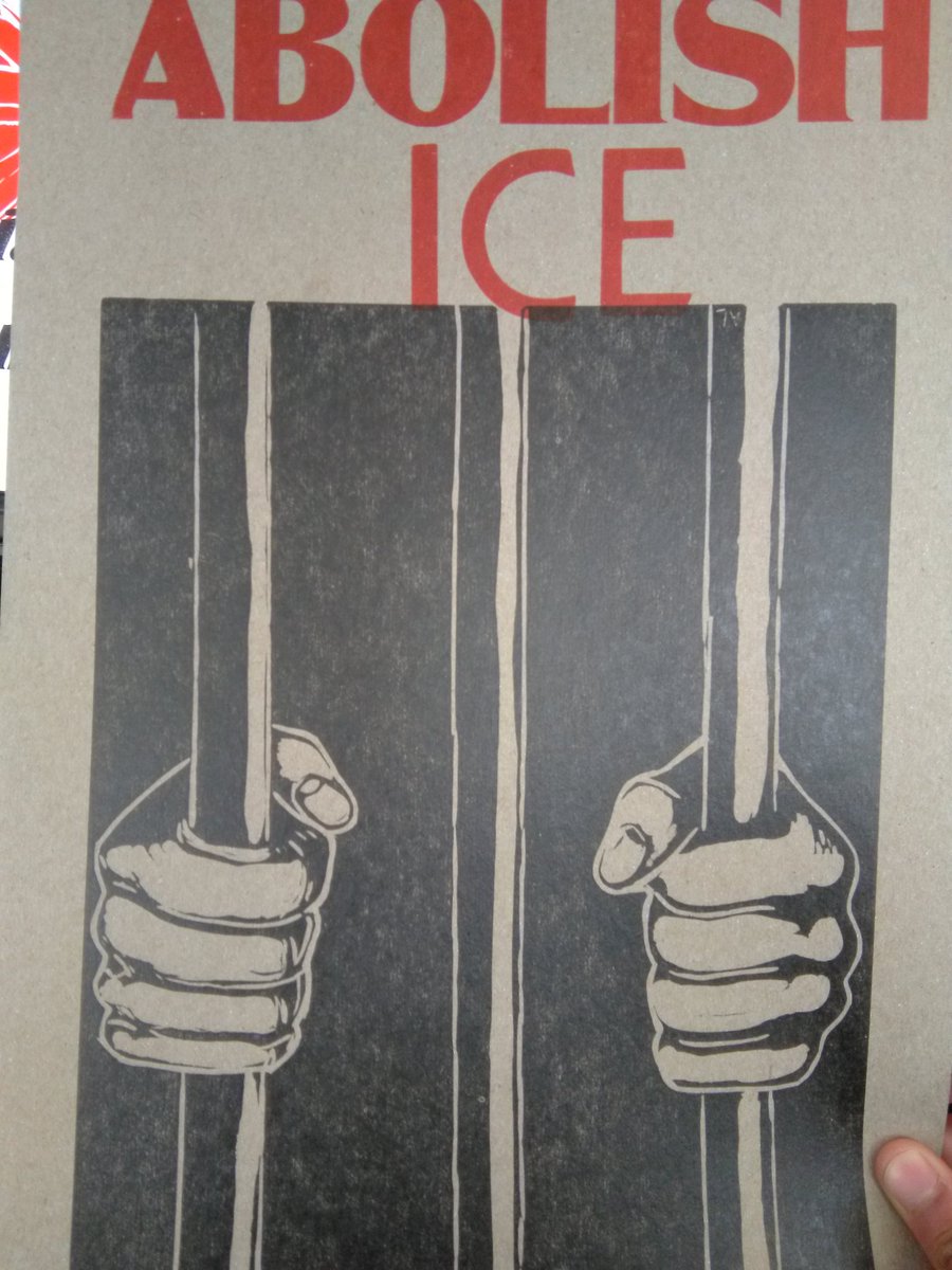 An #AbolishICE poster