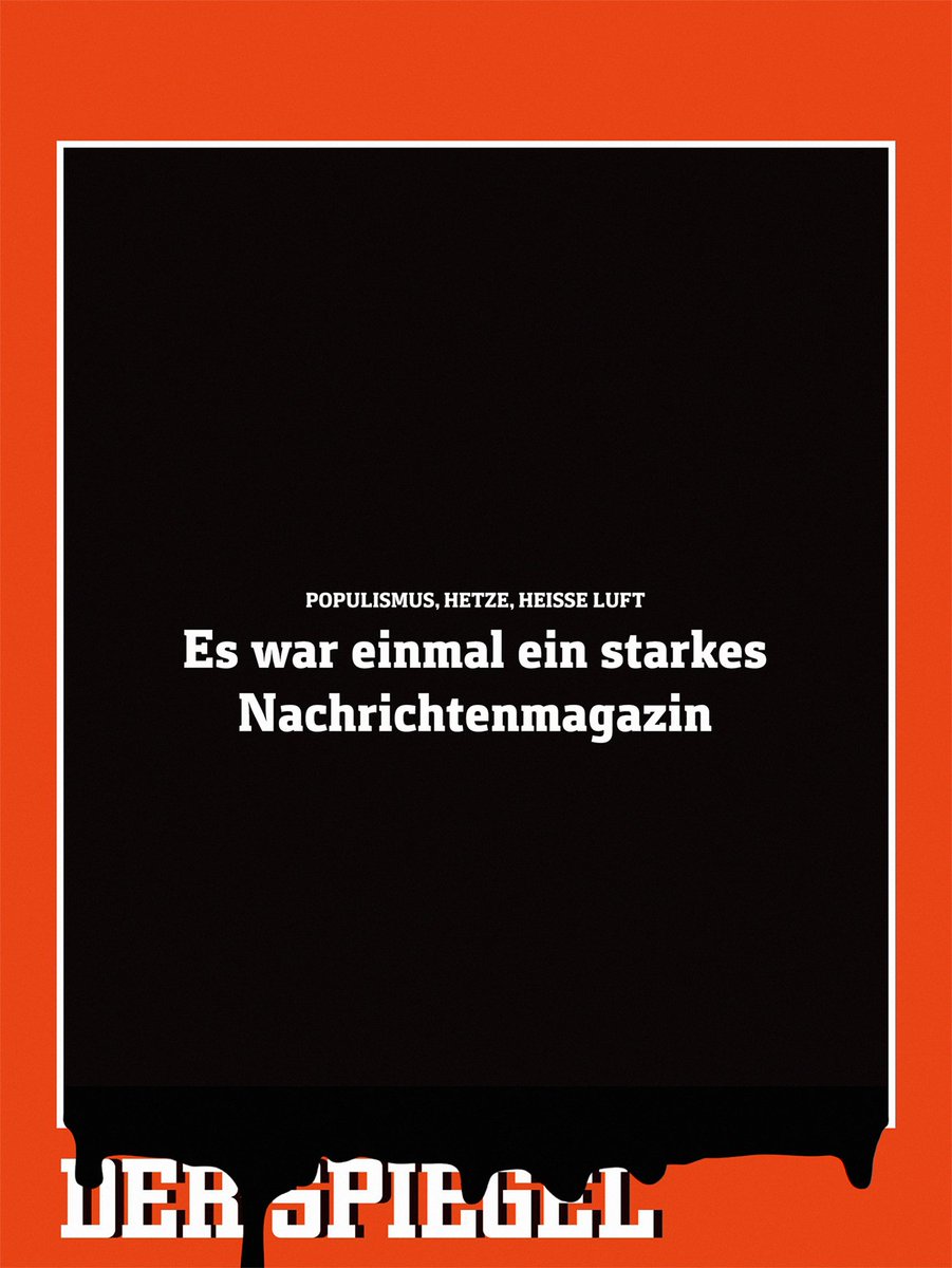 Es war einmal ein starkes Nachrichtenmagazin. #Spiegel