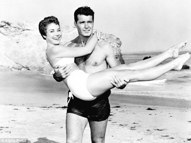 James Garner, with UP PERISCOPE (1959) co-star, Andra Martin. 