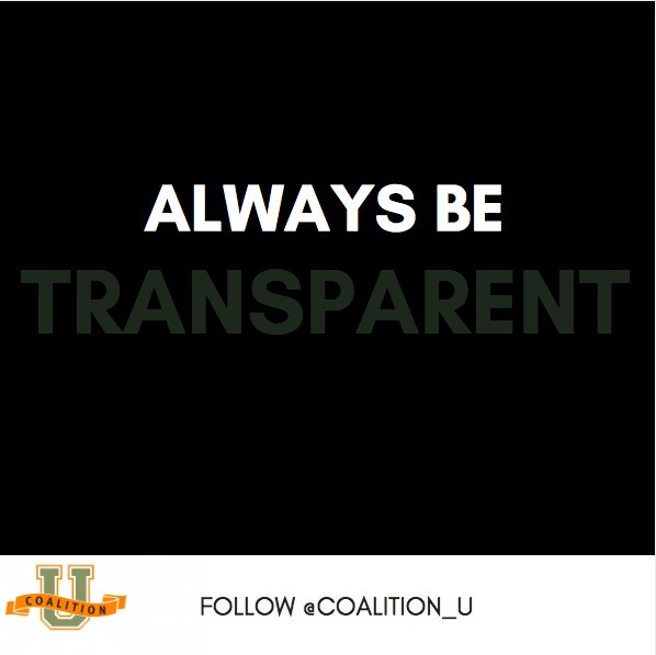 CoalitionU's tweet photo. Be transparent while fundraising online to help new donors gain confidence and give that first gift! #CoalitionU #BuildingHealthierCommunities https://t.co/cuP2Mv8VYM