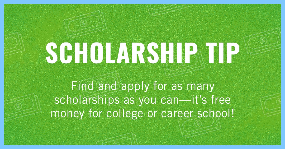 Scholarships are easier to get than you might think. If you take the time to search for them and meet deadlines, you could be on your way to snagging a few: bit.ly/2yVzB1f