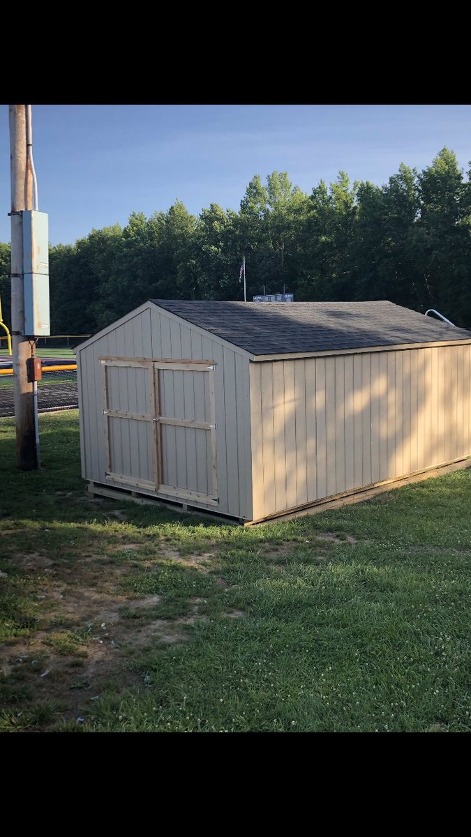 BravermanHHS's tweet photo. Let the summer projects begin...
First up, a new shed for our Autism Progam - to store tricycles for Adapted PE - will be #painting shed in school colors https://t.co/8h33MobkkJ