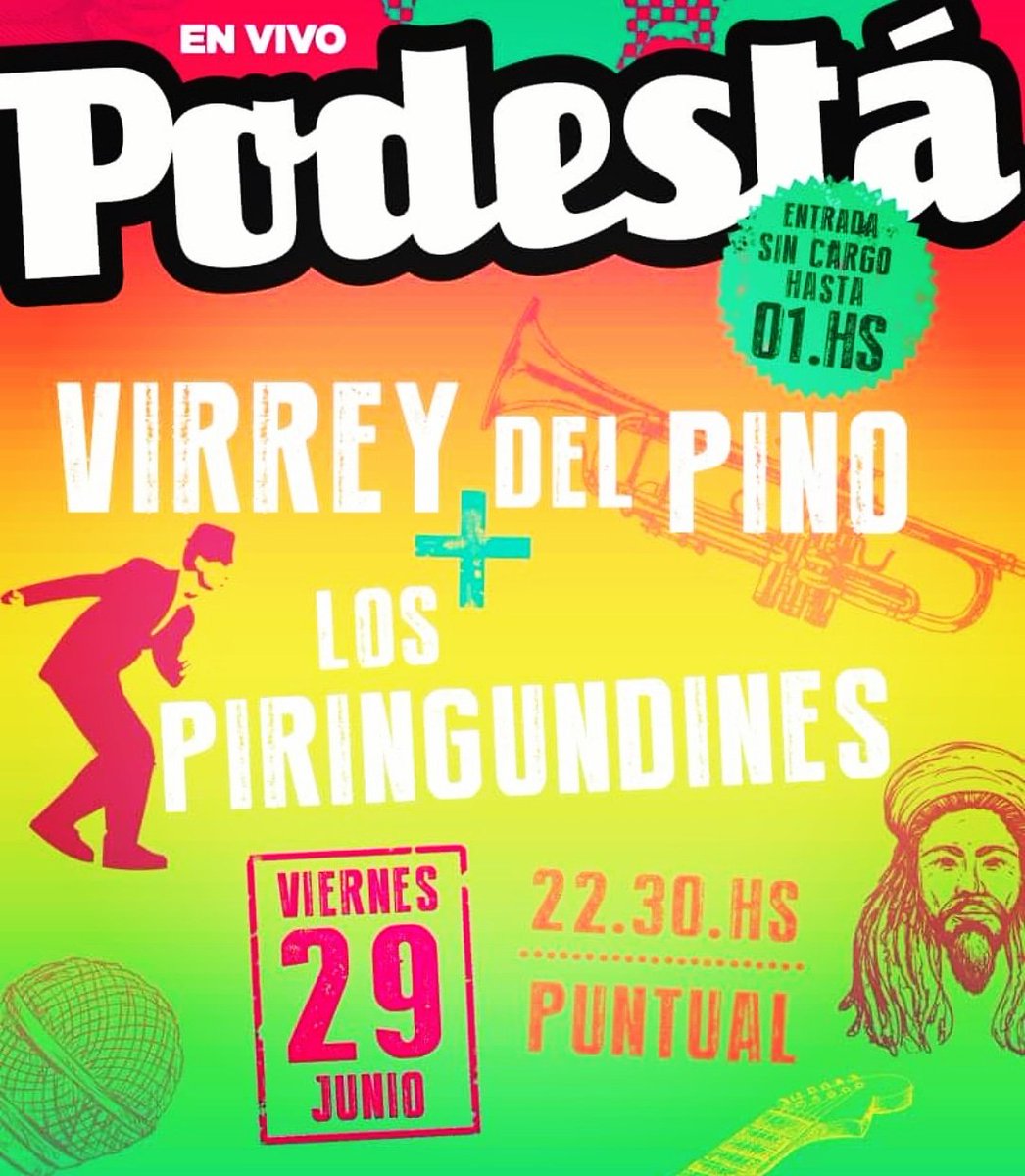 Shows en vivo siempre todos los Viernes.