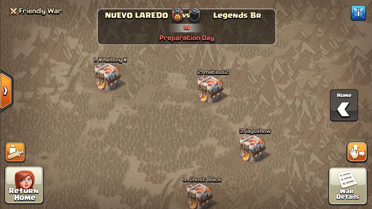 Segunda jornada de NDL Open vs <a href="/LegendsBr10/">LegendsBrCoc</a> 
BD: 4/12/24
GL guys 🍻👊
#VamosNuevoLaredo🔥👊♥️