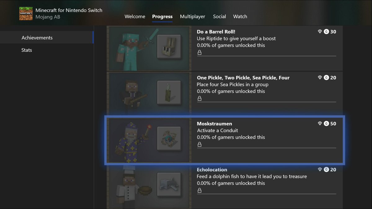 nintendo switch achievements