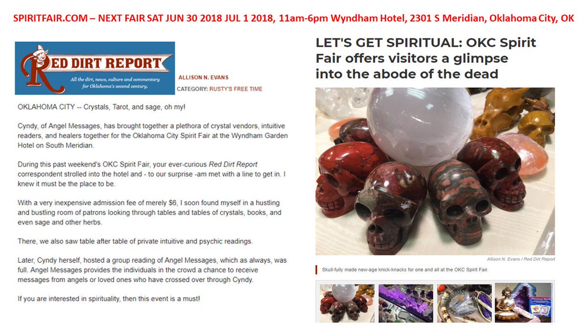 TheSpiritFair's tweet photo. https://t.co/f8OhRVoPNZ   #bricktown #okc #OklahomaCity #uptown23rd #myokcadventure #escapeTulsa #visitOKC #healingothers #HealingLight #seeokc #oklahomagifts #Tulsa #OKC #spiritfairs #weekend #mysticalmarket #fairy #mindbodyspirit #psychic #Friday #moms #love #fourthofJuly #shop https://t.co/cIt5z0tWd3
