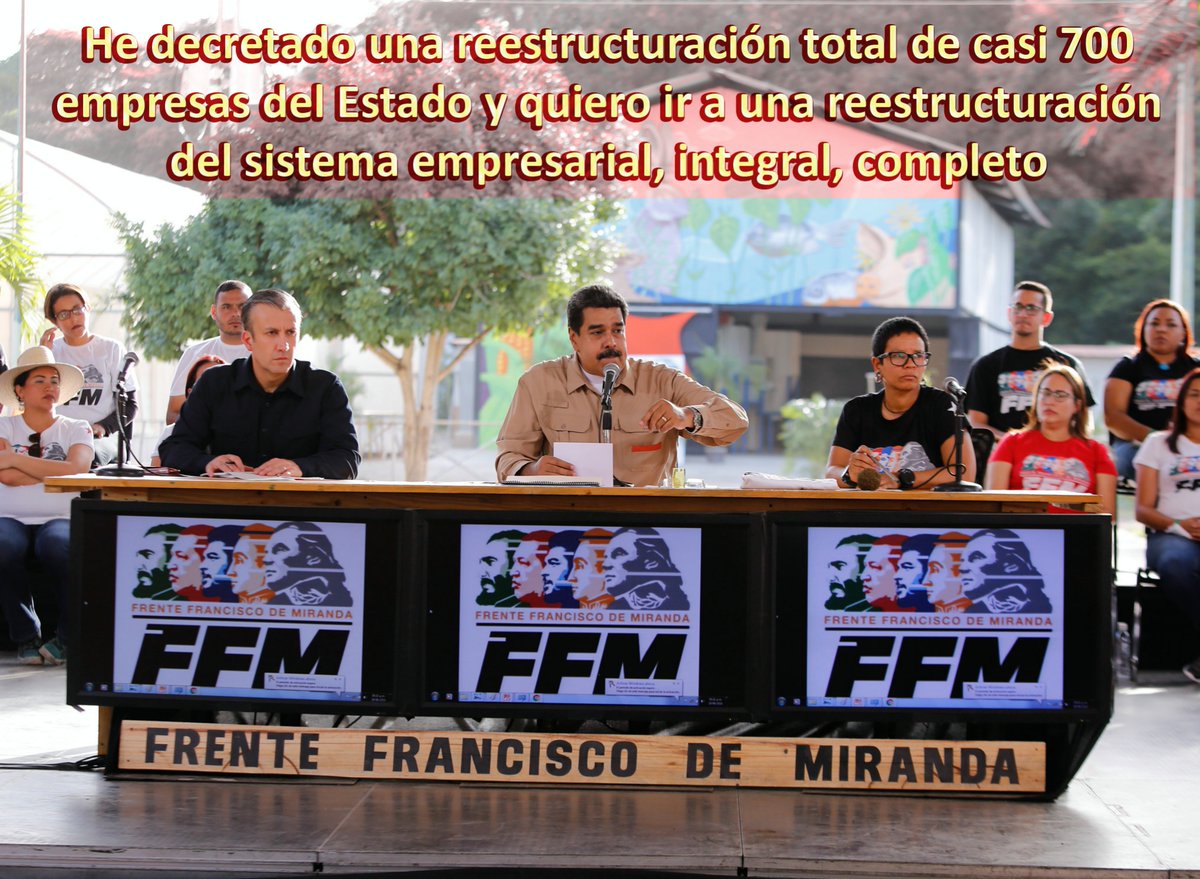 CarnetDLaPatria's tweet photo. Presidente @NicolasMaduro decretó la reestructuración de empresas básicas, estratégicas y socialistas del país https://t.co/NHGULa7i9A  

#DeFrenteConElPueblo #FFM15AnosJuntoAlPueblo #29Jun https://t.co/VFayc9d7VH