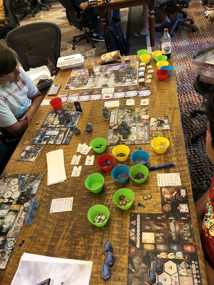 jennfah's tweet photo. #Anachrony is so much fun!!! @MindclashG #pathofprogress @consimworld #consimworldexpo2018 https://t.co/EzdGSb0sPG
