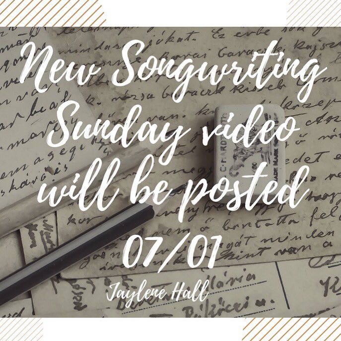 #SongwritingSunday