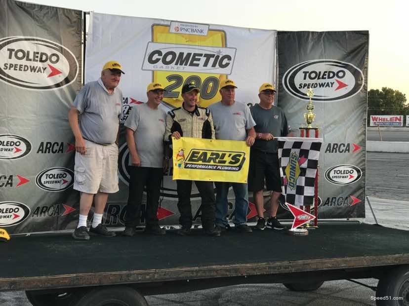 RacingAmerica's tweet image. #Spring200: @CampbellBrian20 took the lead on lap 30 and never looked back en route to his 2nd ARCA/@CRAracing Super Series victory of the season @TylerAnkrum @standonner71 @KyleCrumpRacing &amp;amp; @CarsonHocevar14 T5 @speed51dotcom Trackside Now continues: speed51.com/trackside-now-…