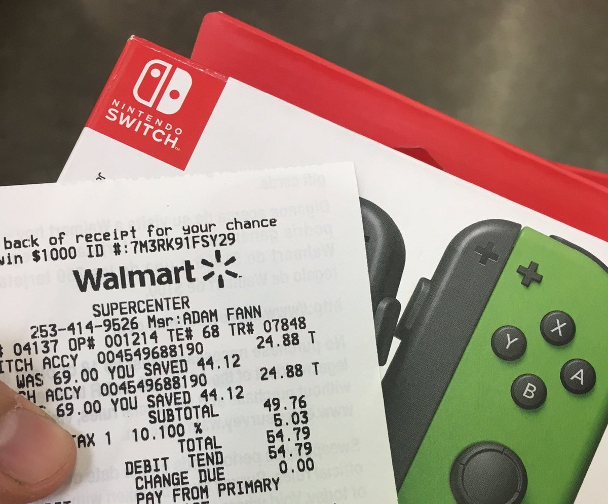 nintendo switch joy con walmart
