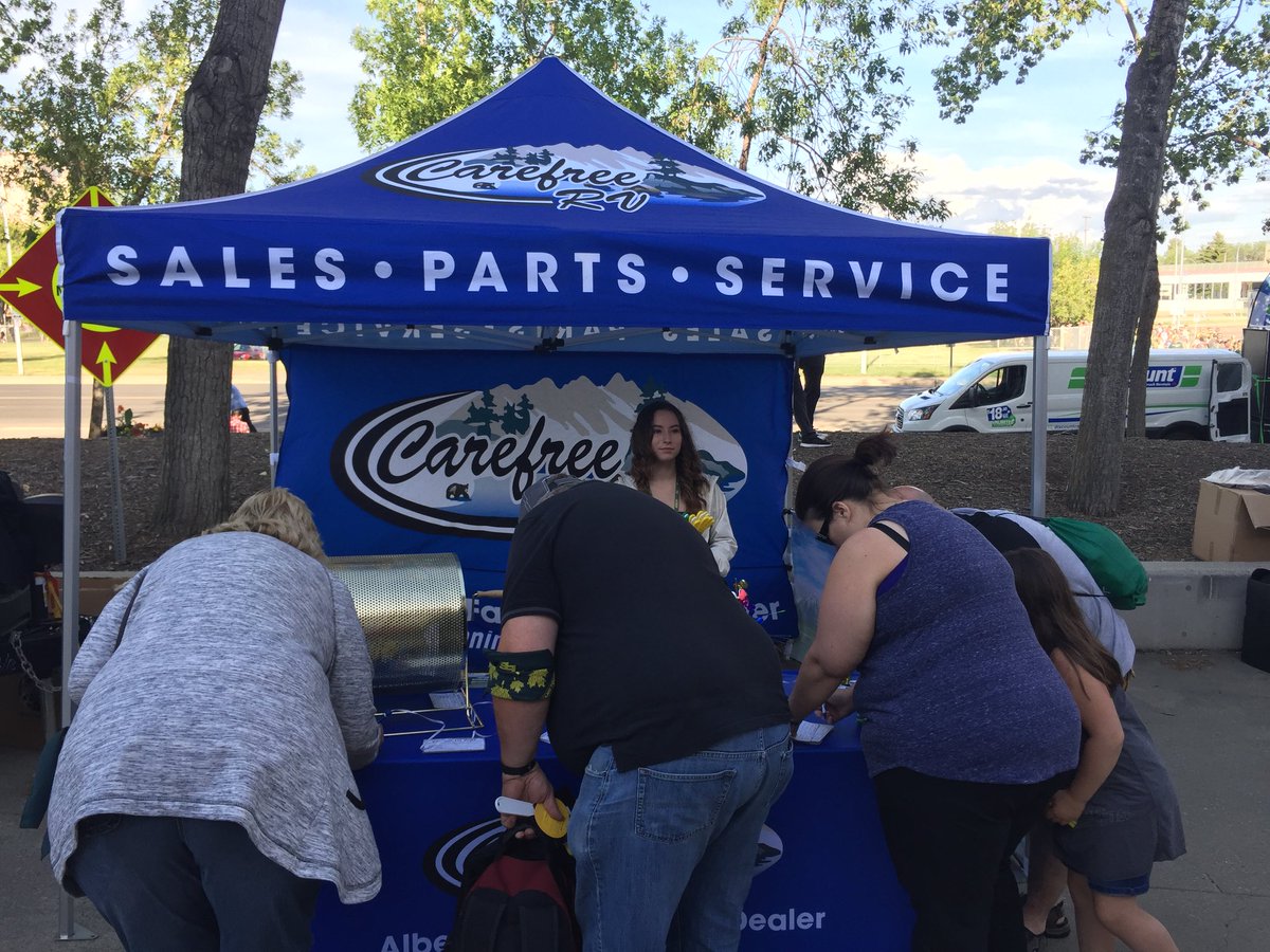 carefreerv's tweet image. Come to Gate 9 and ENTER TO WIN a @Winnebago valued over $30,000 by @carefreerv  Proud Partners of the @EdmontonEsks! #goesksgo