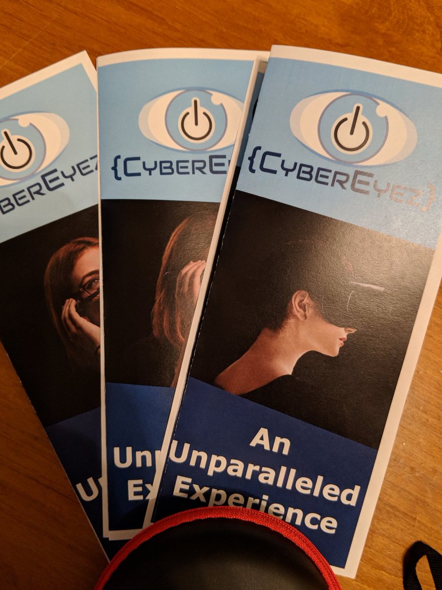 Multiple brochures for Cyber Eyez