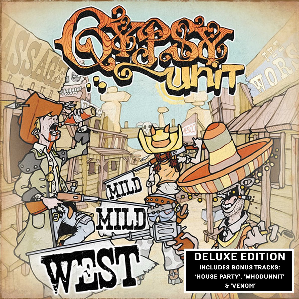 Gypsy_Unit's tweet image. OUT NOW! Gypsy Unit Records proudly present our debut album 'Mild Mild West' [Deluxe Edition]. This revamped LP now features a whooping 14 tracks and is available from all major stores today! Roll on the future!

Avaliable here: bit.ly/2MzFHWK