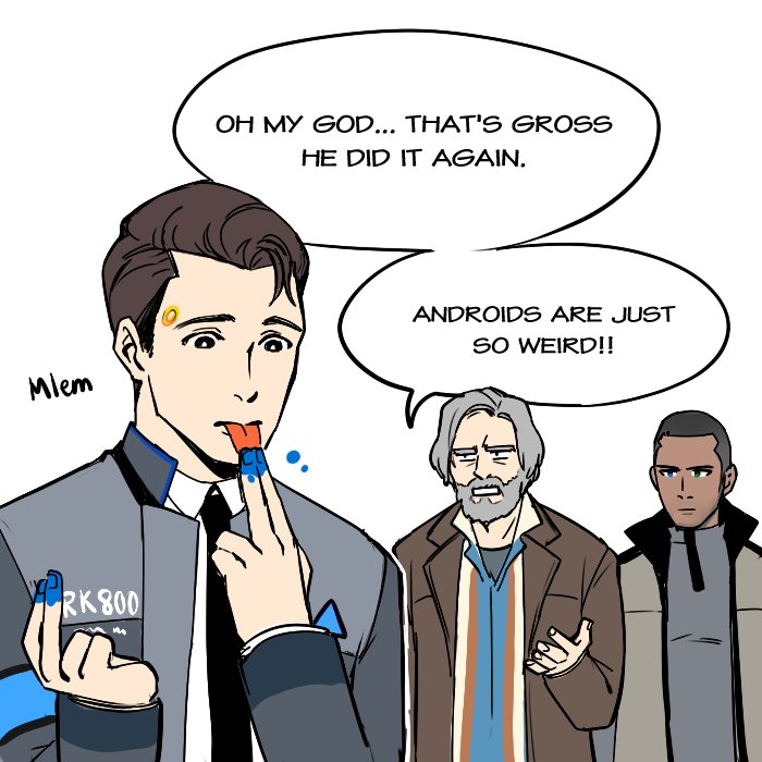 UltraCat7724's tweet image. Here we go again. Lame content by me.
#DetroitBecomeHuman #Connor #Markus #Simon #MarkusSimon #Jericho